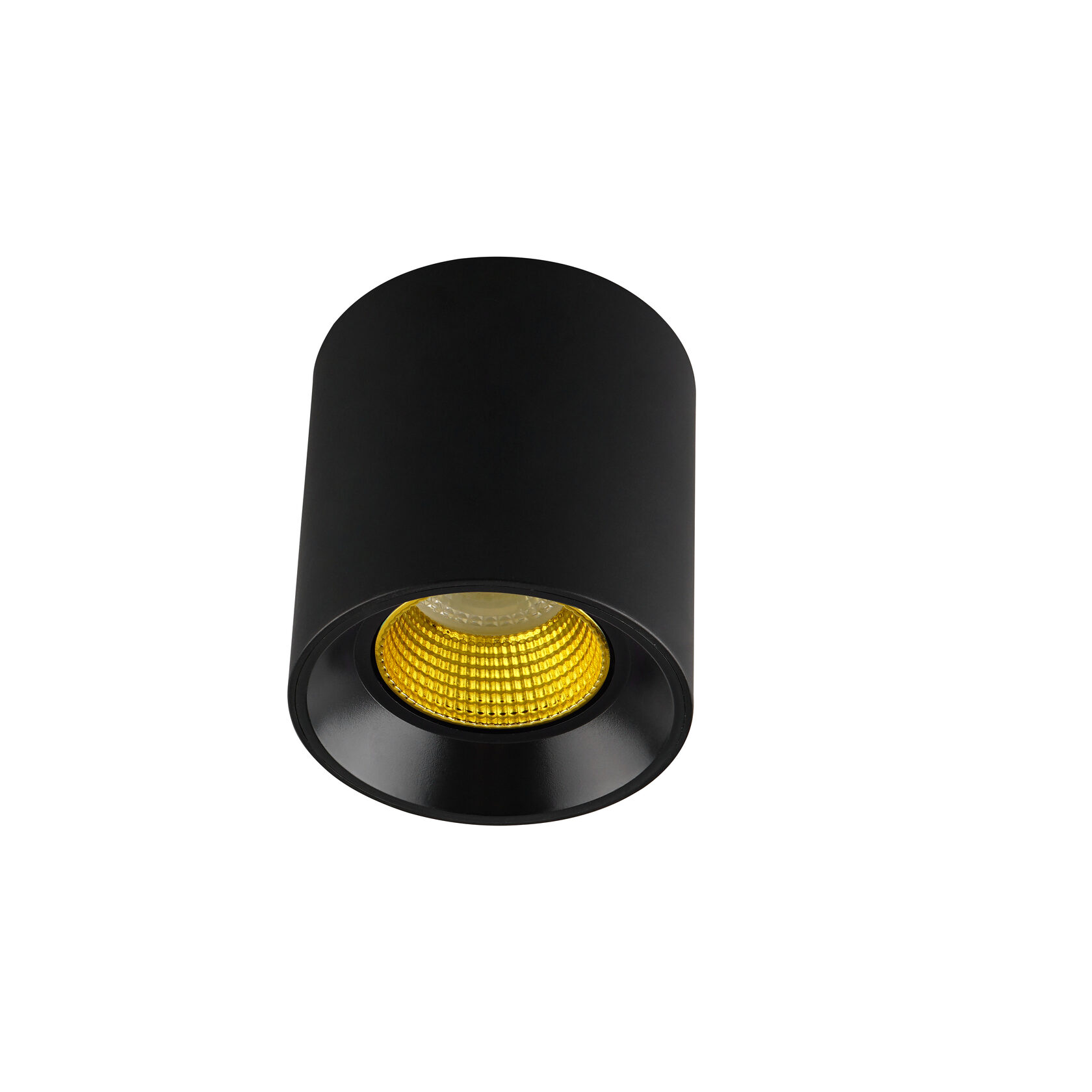 DK3090-BK+YE Светильник накладной IP 20, 10 Вт, GU5.3, LED, черный/желтый, пластик