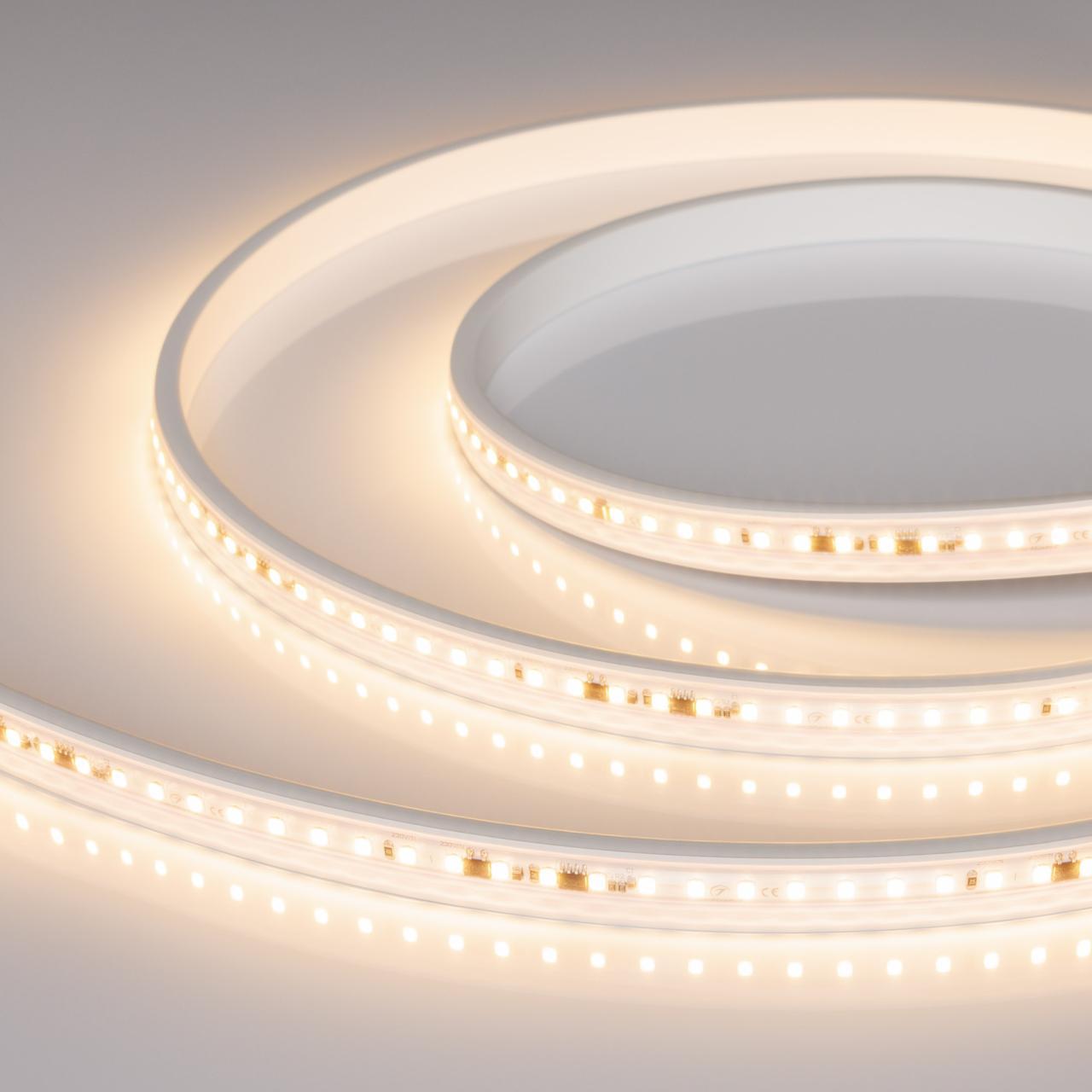 Светодиодная лента герметичная ARL-PV-A120-15mm 230V Warm3000 (15 W/m, IP65, 10m) Arlight 056693