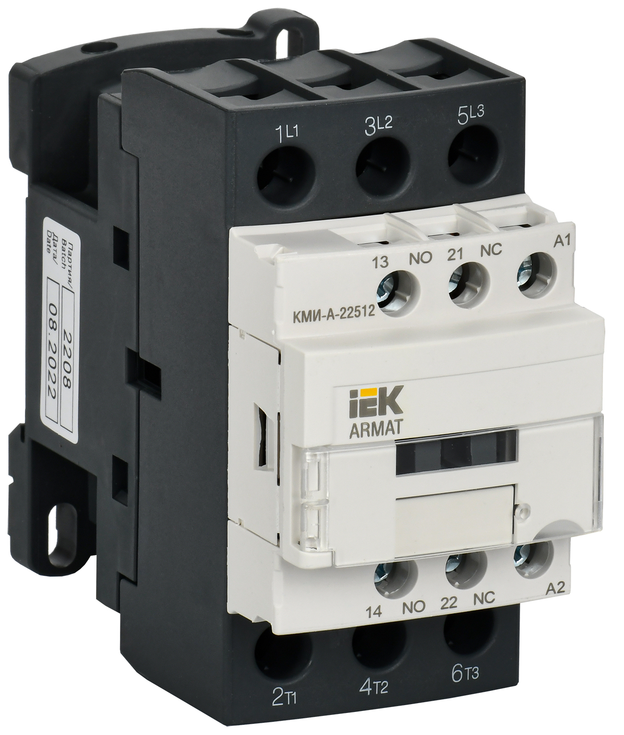 IEK ARMAT Контактор КМИ-А-22512 LC1D 25А 24В/АС3 1НО/1НЗ