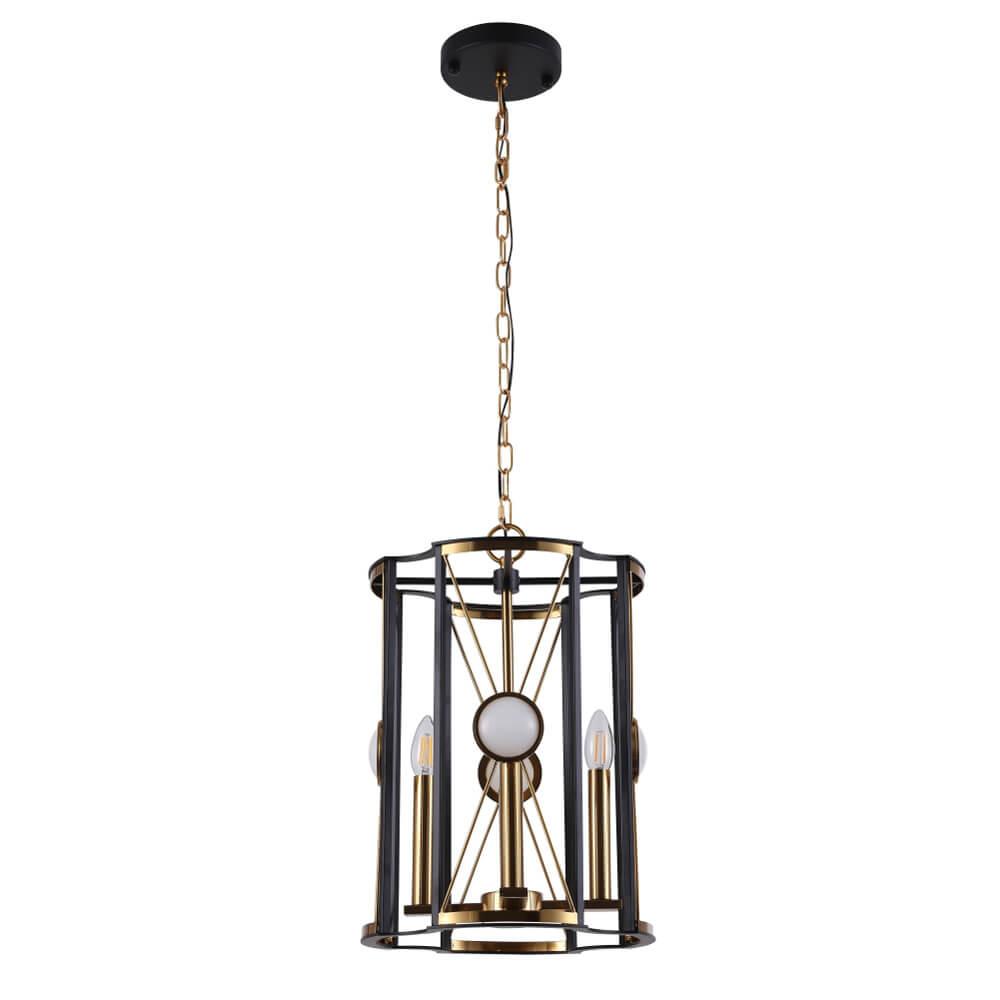 Подвесная люстра Crystal Lux TANDEM SP4 D410 GOLD