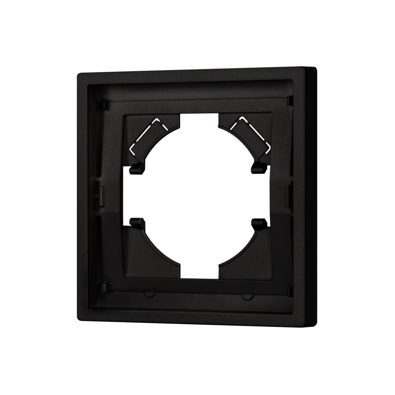 Рамка пластиковая FRM-TENDO-SFPL-1-BK Arlight 054642