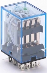 Dekraft Промежуточное реле 4 конт. с инд. LED 3А 24В DC ПР-1