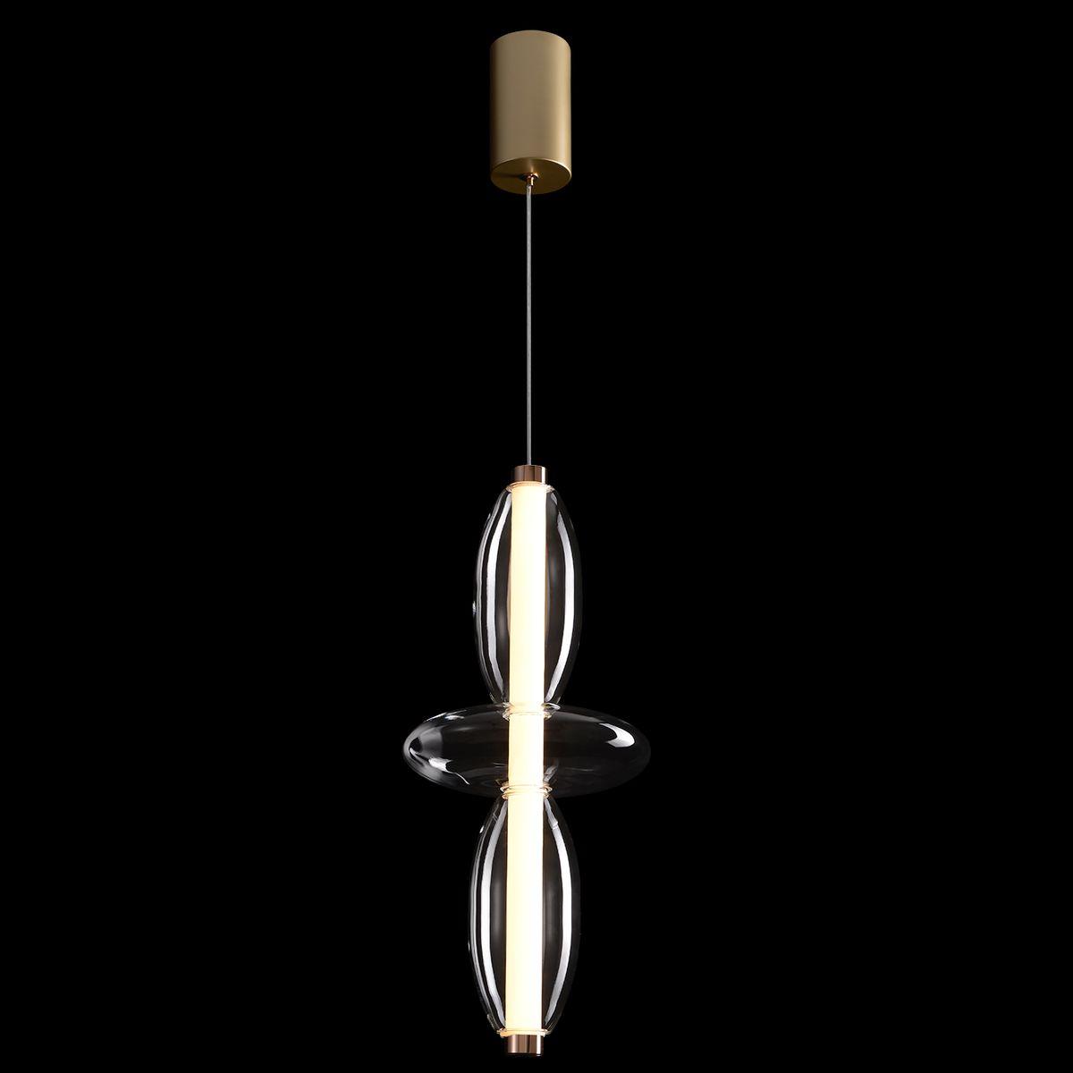 Подвесной светильник Crystal Lux QUASAR SP14W LED TRANSPARENT