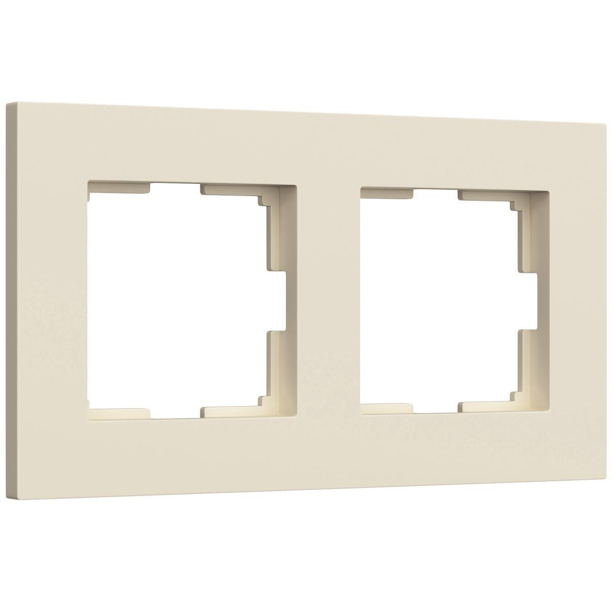 Рамка на 2 поста Werkel Slab айвори софт W0022962 4690389193392