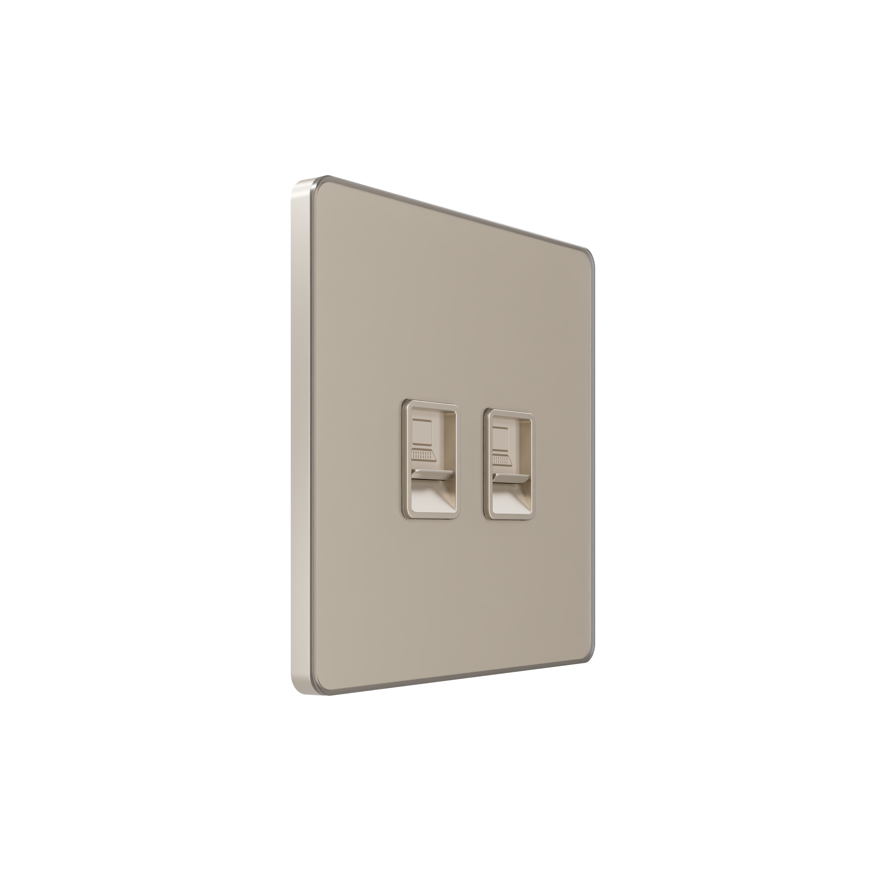 Systeme Electric Systeme Infinity Песчаный берег Розетка информационная RJ-45 кат.5e 2-я