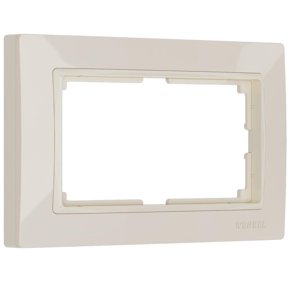 Рамка для двойной розетки Werkel Snabb basic слоновая кость W0082003 4690389161506