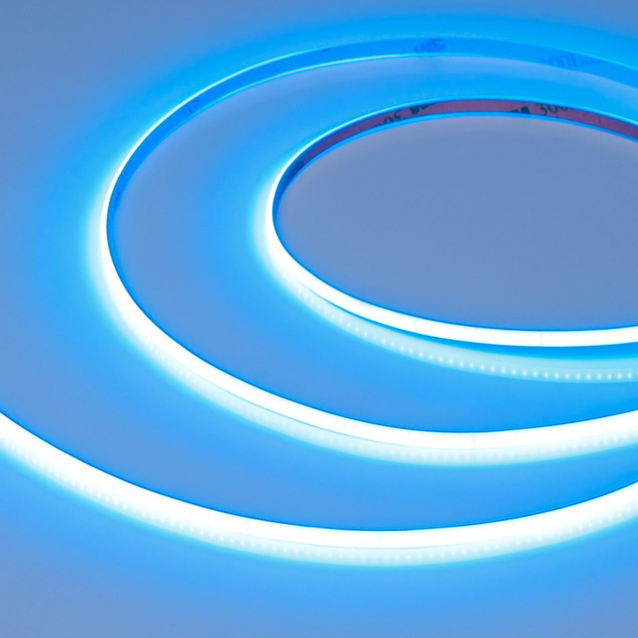 Светодиодная лента COB-X480-4mm 24V Blue (4 W/m, IP20, 5m) Arlight 046907