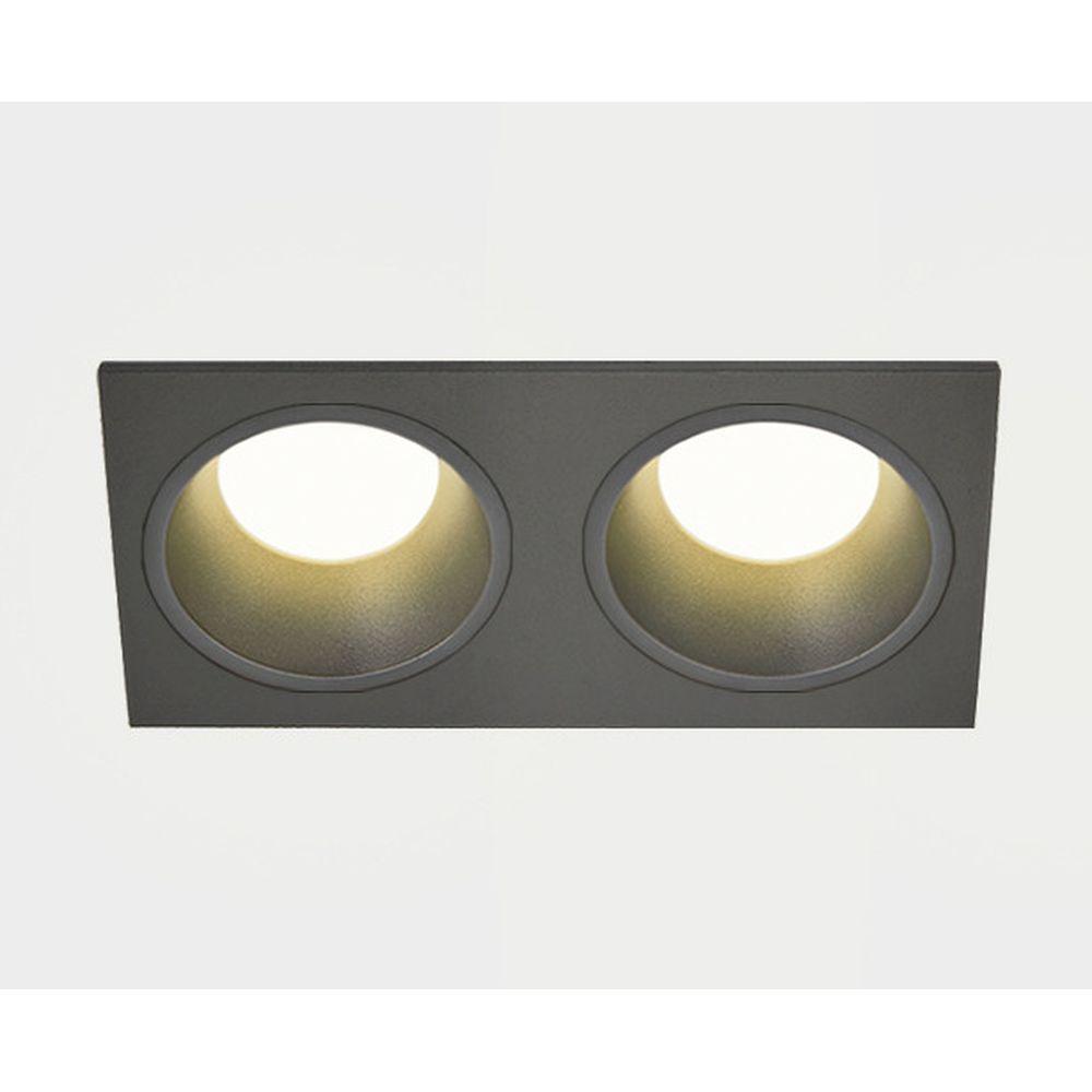 Встраиваемый светильник Italline IT08-8013 black 3000K 2 шт + IT08-8015 black