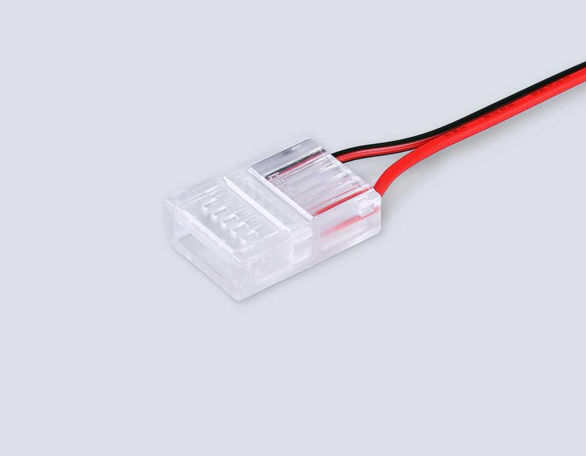 Соединитель гибкий односторонний AMBRELLA LIGHT ILLUMINATION COB 12/24V для лент 12mm (2 конт.) (10шт. в комплекте) GS7378