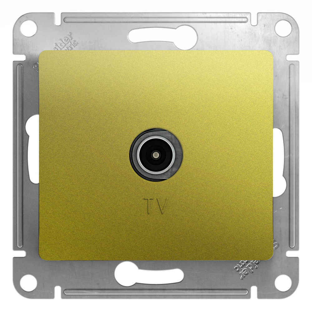 Systeme Electric Glossa Фисташковый Розетка TV коннектор