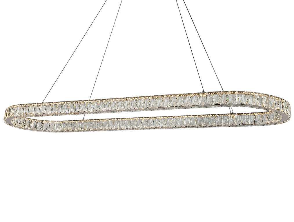 Подвесная люстра Newport 8580/140 C oval chrome