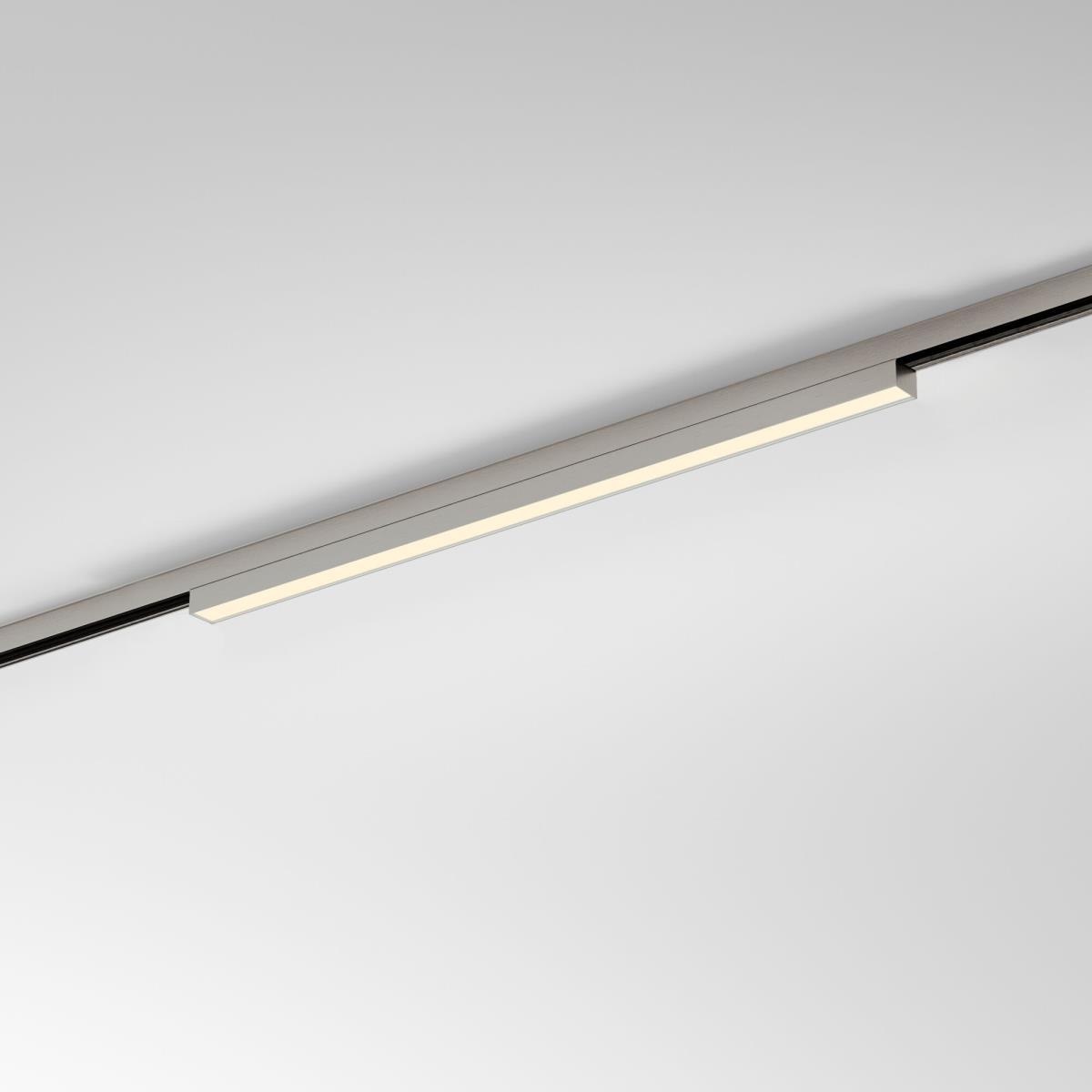 Трековый светильник 12W 3000K никель Elektrostandard 85526/01_система Лайн a072700