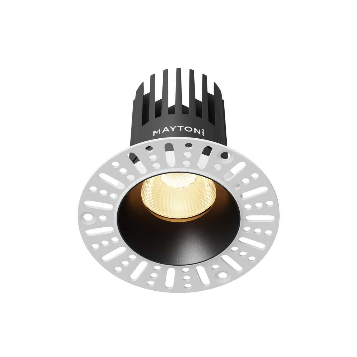 Встраиваемый светильник Maytoni DL121-15W-2.7K-TRS-B