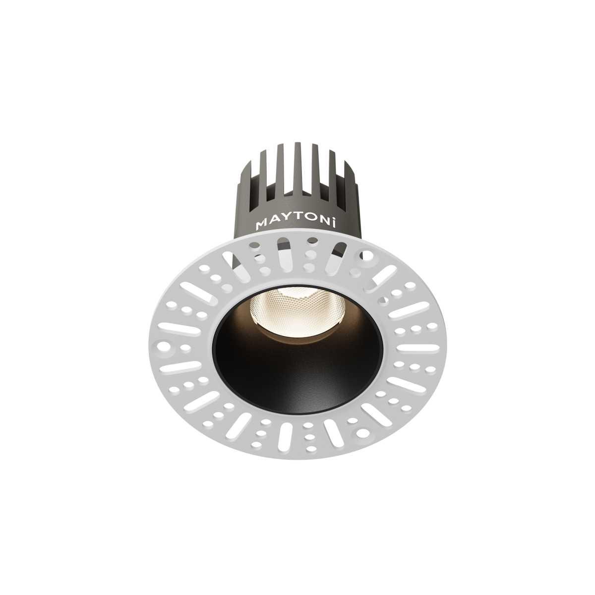 Встраиваемый светильник Maytoni DL124-10W-4K-TRS-B