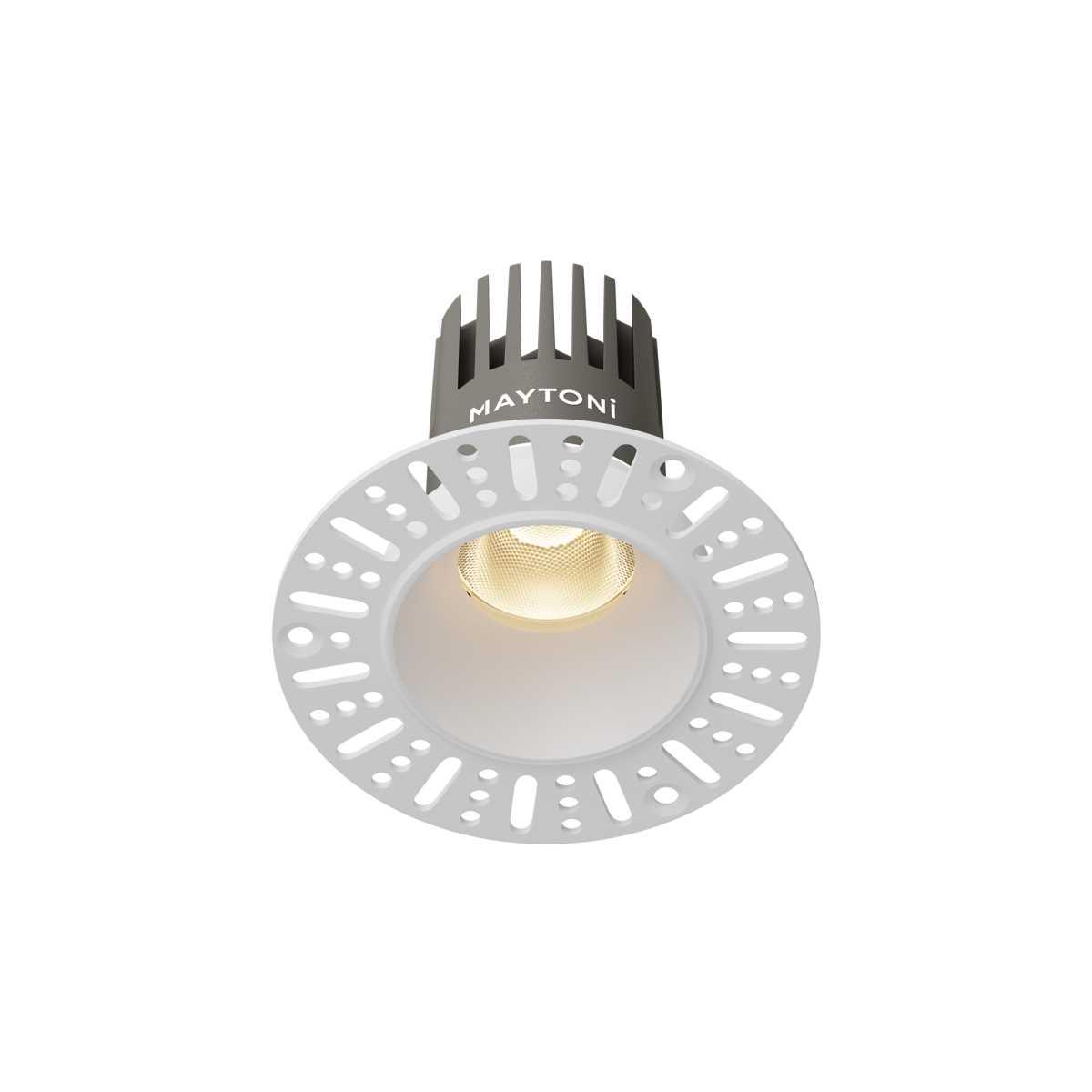 Встраиваемый светильник Maytoni DL124-10W-3K-TRS-W