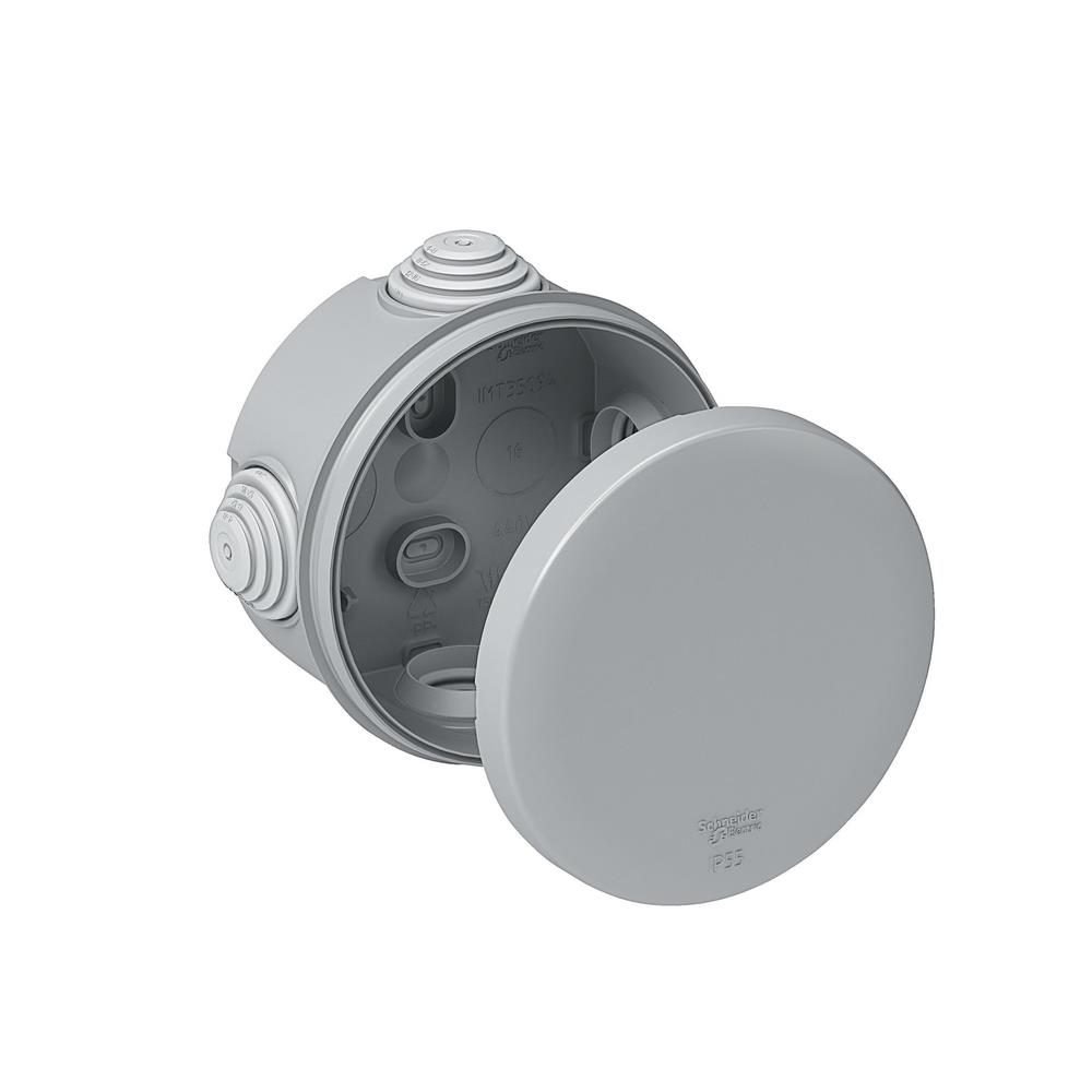 Systeme Electric Коробка распределительная открытой установки 80X40, 4 сальника DIY