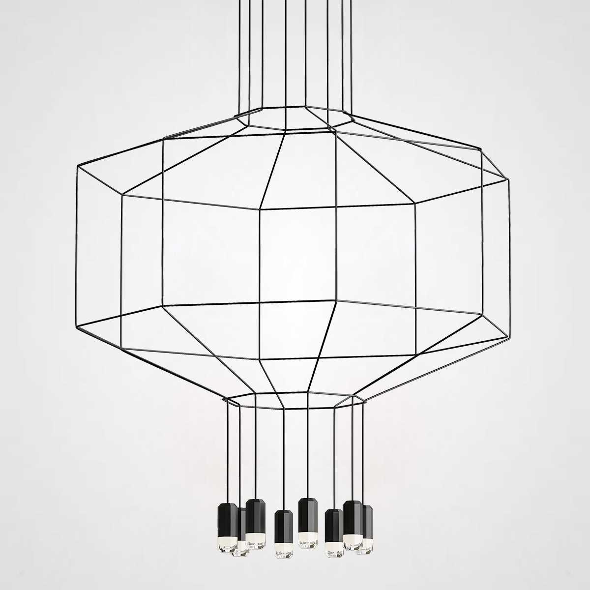 Подвесной светильник Imperium Loft Via Wireflow Polyhedral 0301 Octagonal D55 377876-22