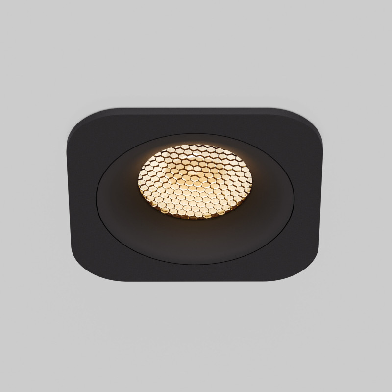 Встраиваемый светильник Elektrostandard 15276/LED 10W 3000K черный