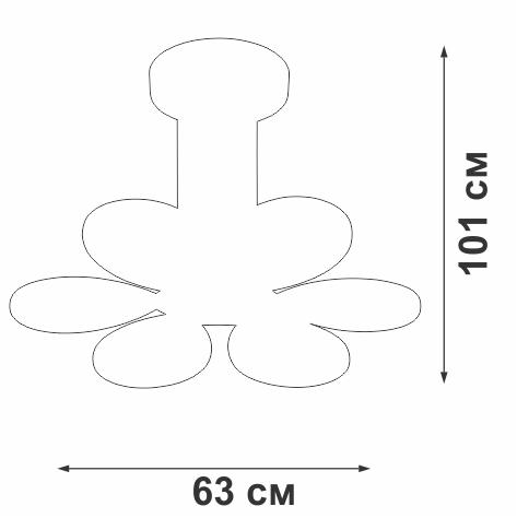Подвесная люстра Vitaluce V04618-03/6S