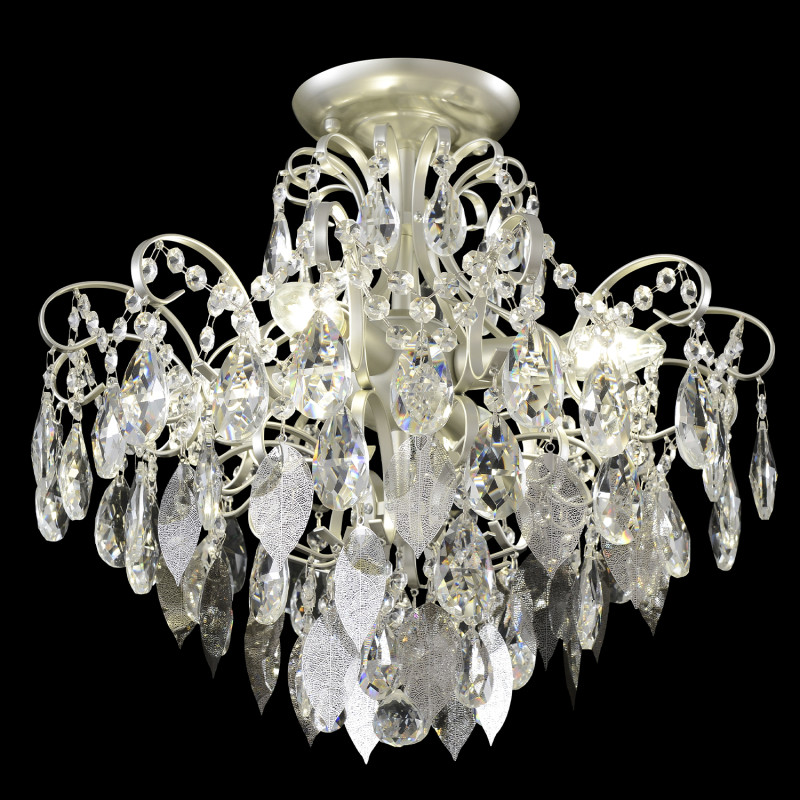 Накладная люстра Crystal Lux ESMIRALDA PL4 SILVER