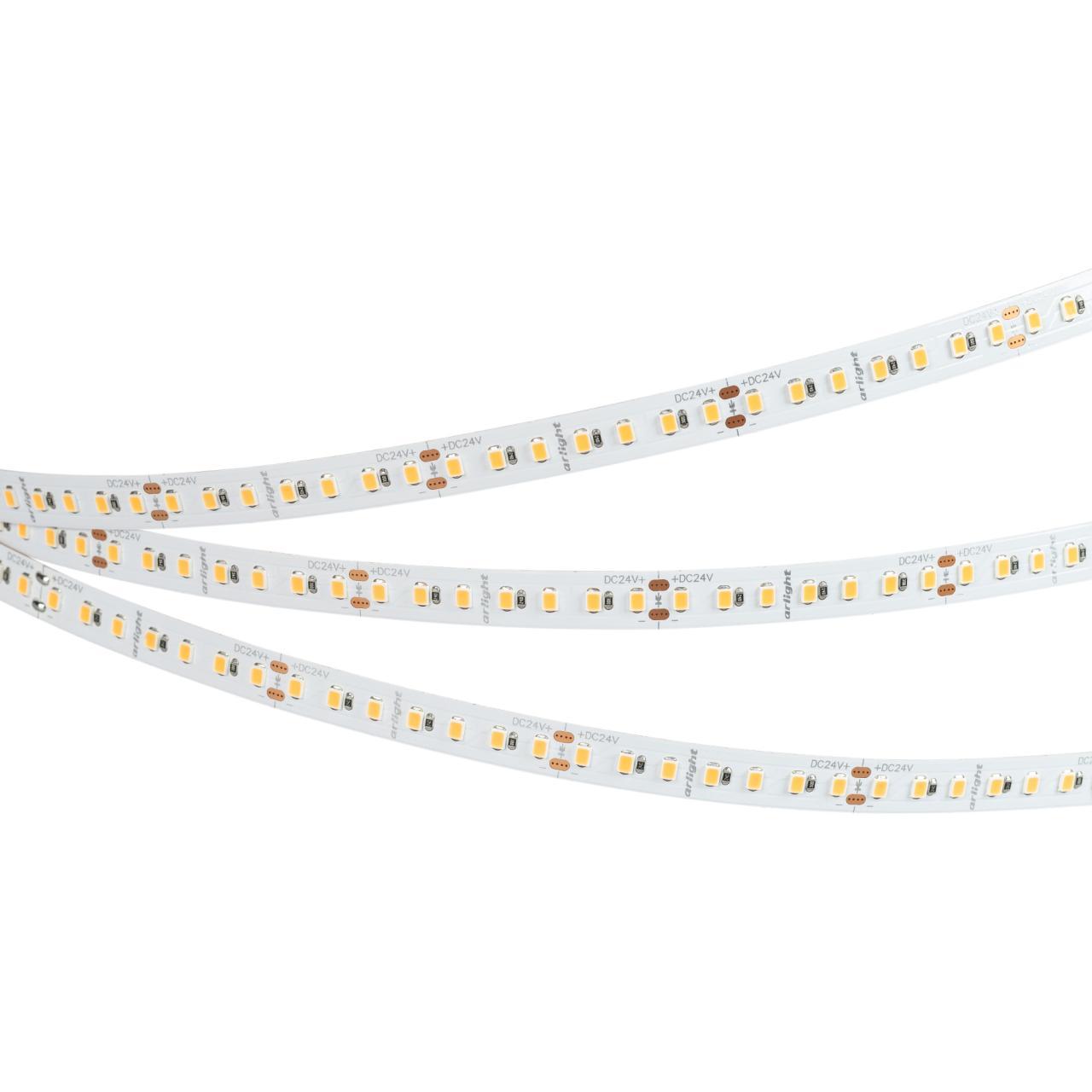 Светодиодная лента Arlight 20W/m 140LED/m 2835SMD теплый белый 5M 037831