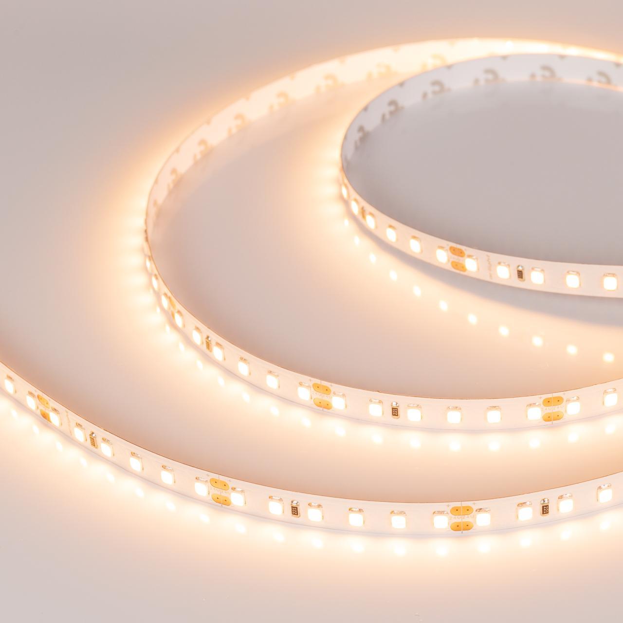 Светодиодная лента Arlight 9,6W/m 120LED/m 3528SMD теплый белый 5M 010346(2)