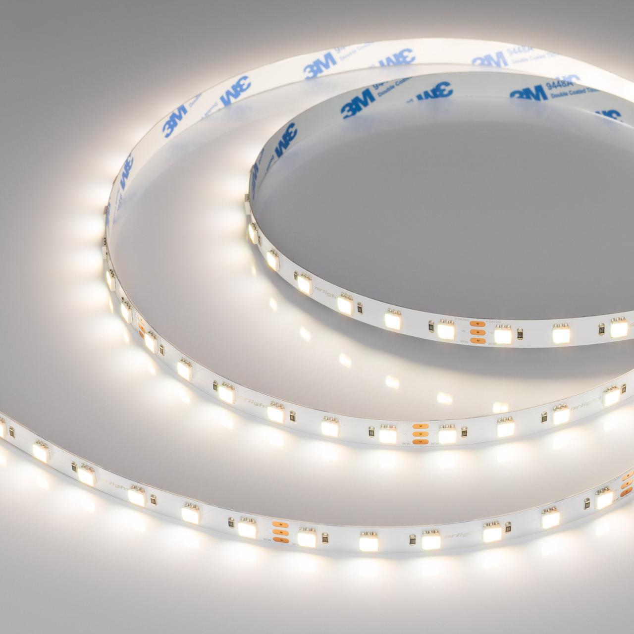 Светодиодная лента Arlight 14,4W/m 60LED/m 5060SMD холодный/теплый белый 5M RT-B60-10mm 24V White-MIX 2Ch 025214(1)