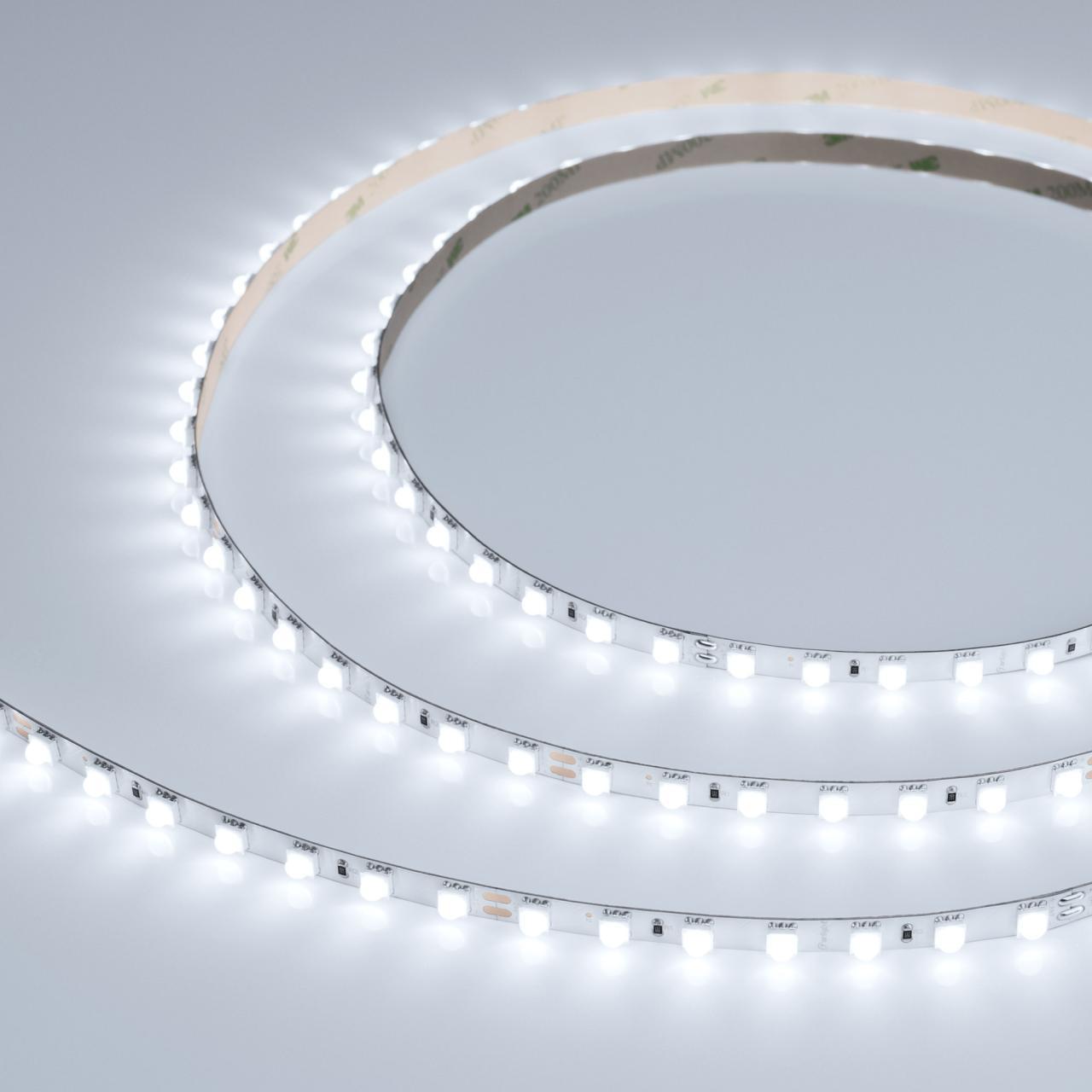 Светодиодная лента Arlight 5W/m 70Led/m 5060SMD холодный белый 5M FLT-B70-8mm 24V White6000 043809