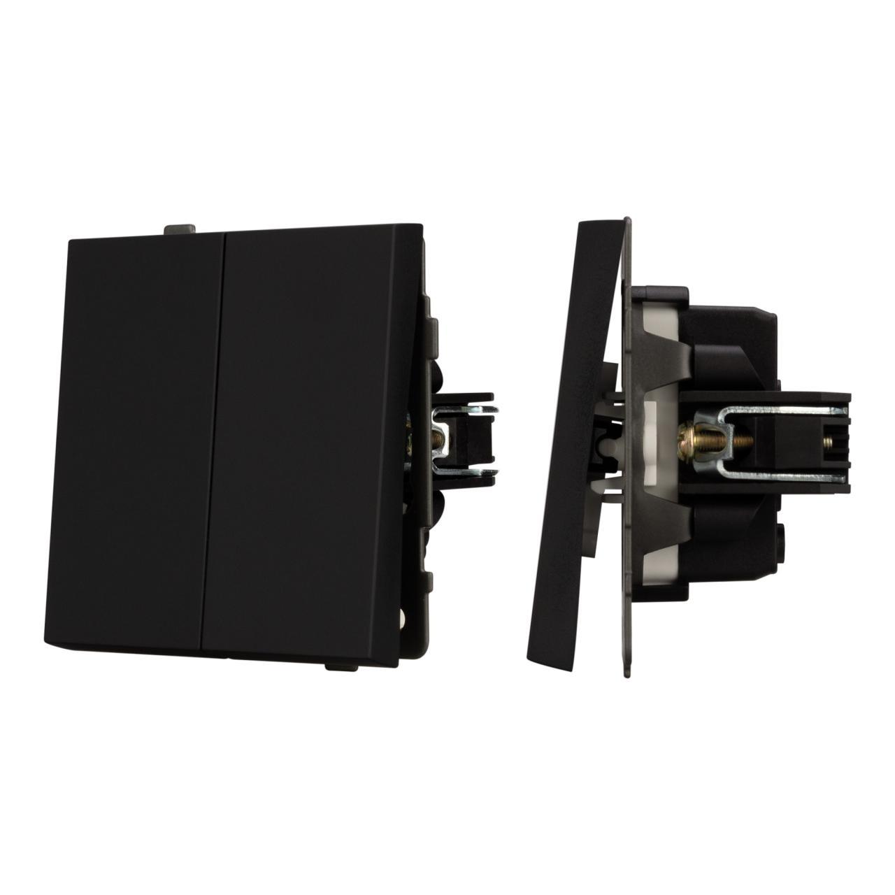 Механизм выключателя управления шторами SWT-TENDO-MKR2-SFPL-BK (230V, 10A) Arlight 054559