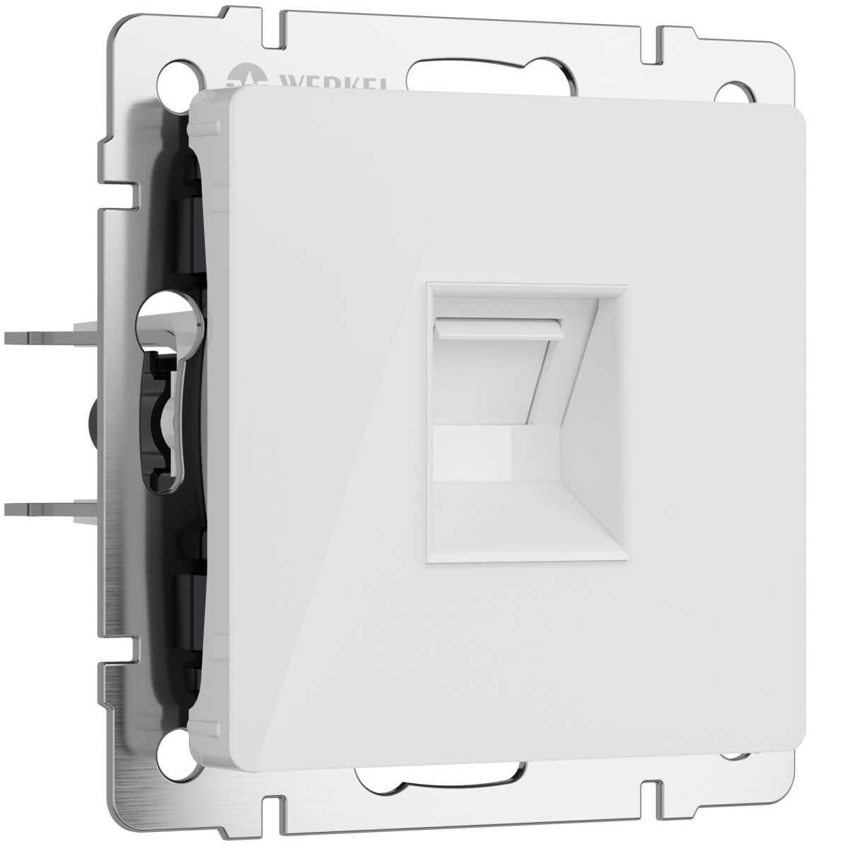 Розетка Ethernet RJ-45 Werkel белый акрил W1181041 4690389197352