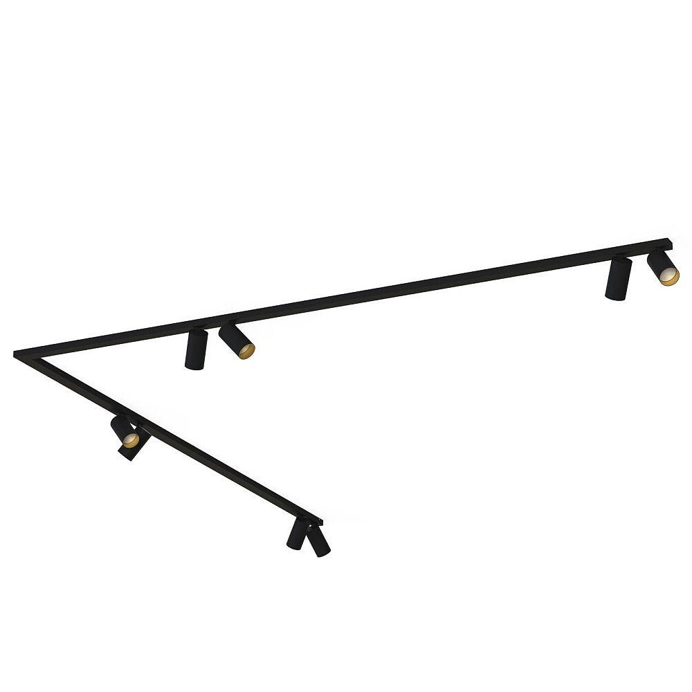Накладной спот Nowodvorski Mono Corner 2x200 Black/Gold 7702