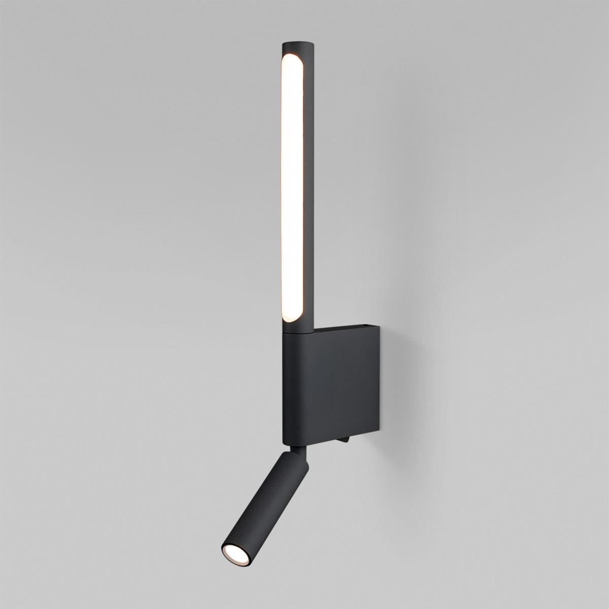 Настенный светодиодный светильник Elektrostandard Sarca LED черный 4000К 40111/LED a063692
