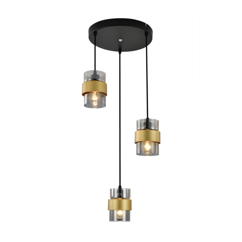 Каскадная люстра Escada 1139/3S Black/Gold