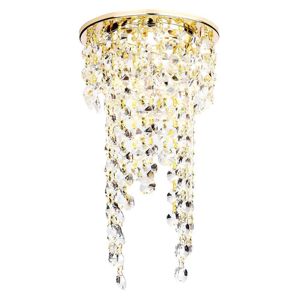 Встраиваемый светильник Ambrella Light K2071 G/CL