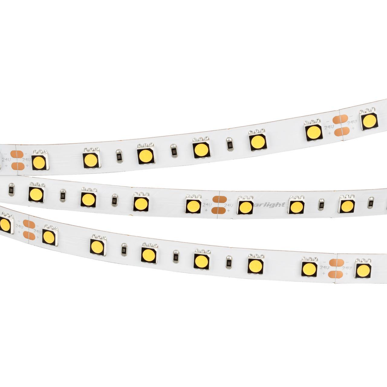 Светодиодная лента Arlight 14,4W/m 60LED/m 5060SMD теплый белый 5M 021421(2)