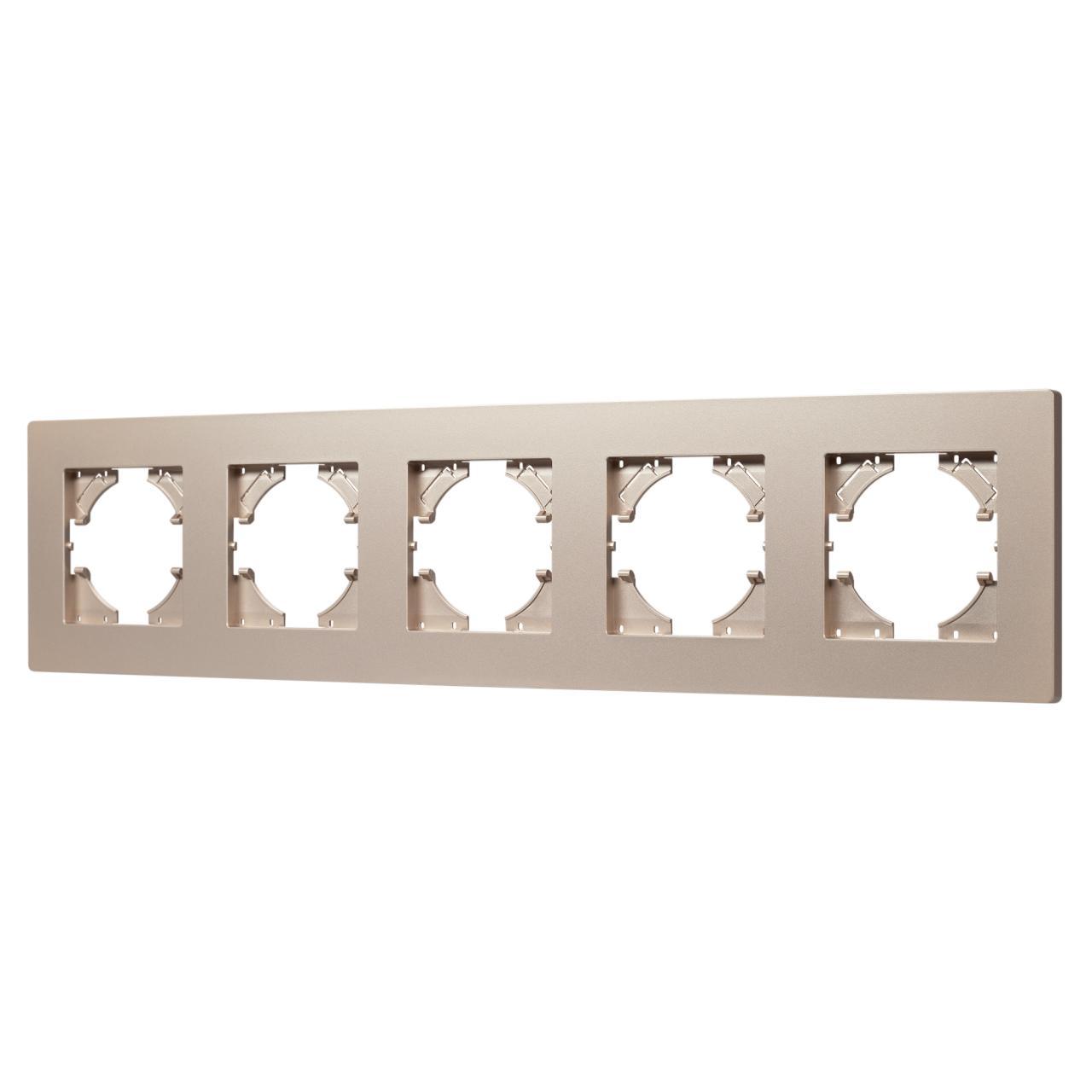 Рамка пластиковая FRM-PERIO-PL-5-GD Arlight 049765