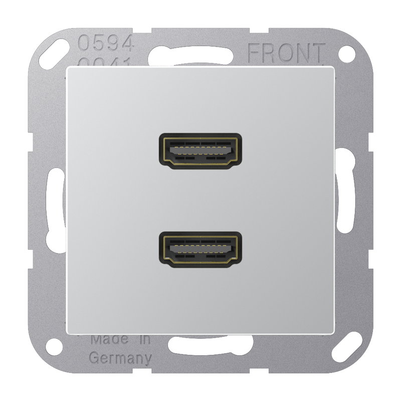 JUNG A 500 Алюминий Розетка HDMI 2-ая