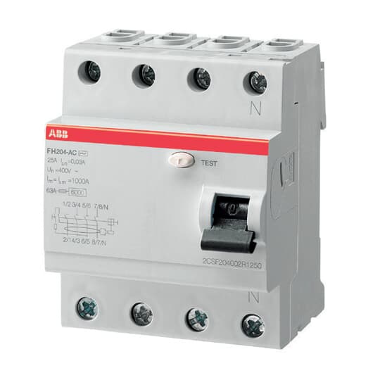 ABB FH204AC УЗО 4P 63A 30mA (AC)