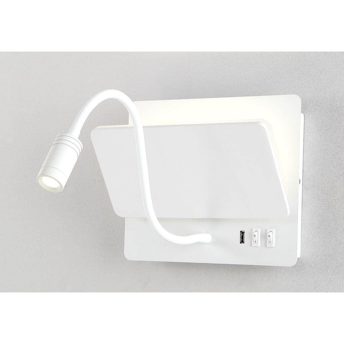 Бра Crystal Lux DUO AP9W LED WH