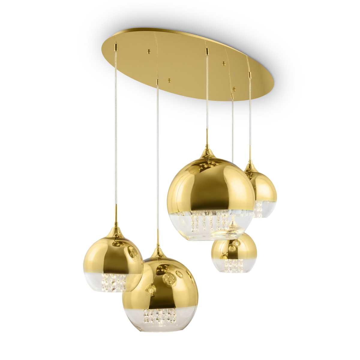 Каскадная люстра Maytoni P140-PL-170-5-G