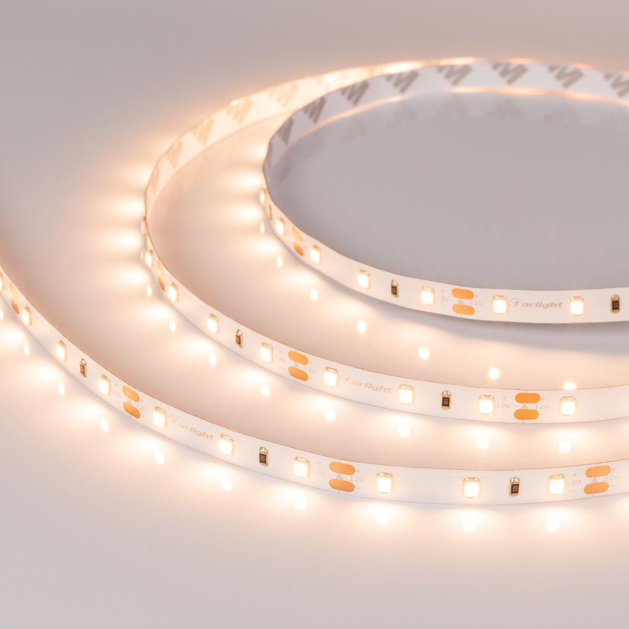 Светодиодная лента Arlight 4,8W/m 60LED/m 2835SMD теплый белый 5M 024092(2)