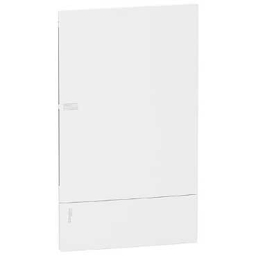 Schneider Electric RESI9 MP (Mini Pragma) Бокс встраеваемый с белой дверью 3 ряда/36 модулей, IP40, IK07, 63А, 2 клеммы, Италия