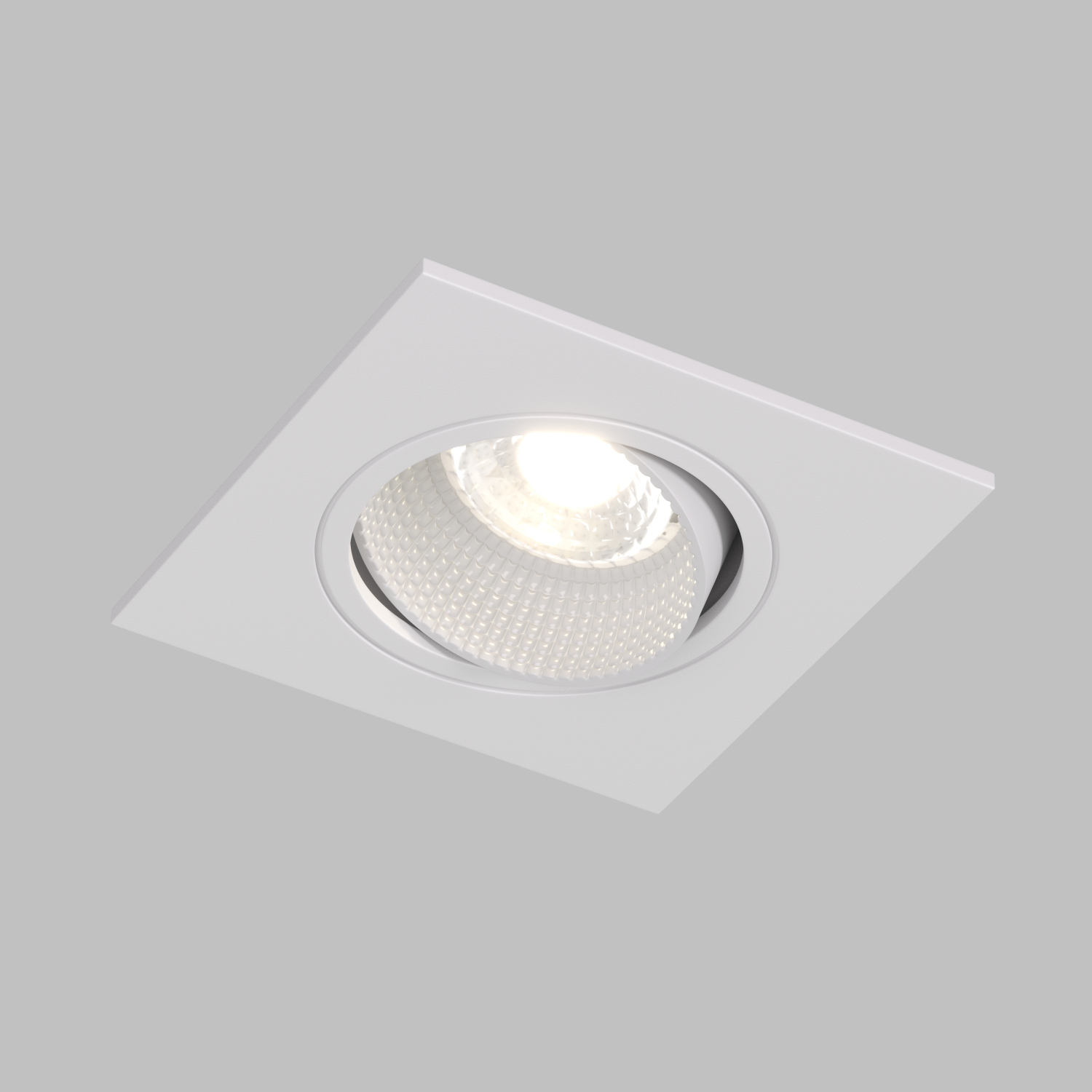 DK3071-WH Встраиваемый светильник, IP 20, 10 Вт, GU5.3, LED, белый/белый, пластик