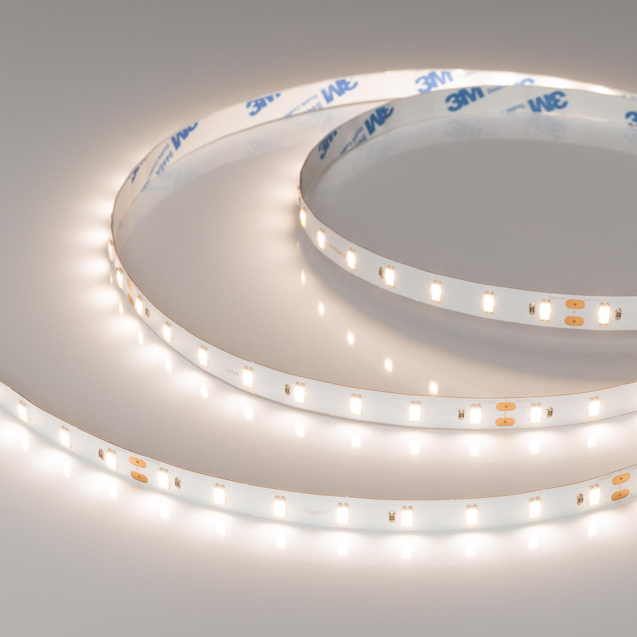 Светодиодная лента Arlight 14,4W/m 64LED/m 5630SMD теплый белый 5M Ultra-C64-10mm 24V Warm3000 037450