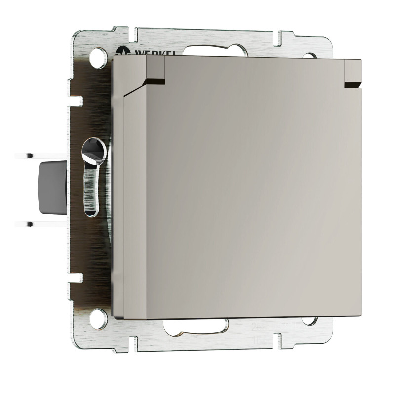Розетка Werkel W1271204 дымчатый