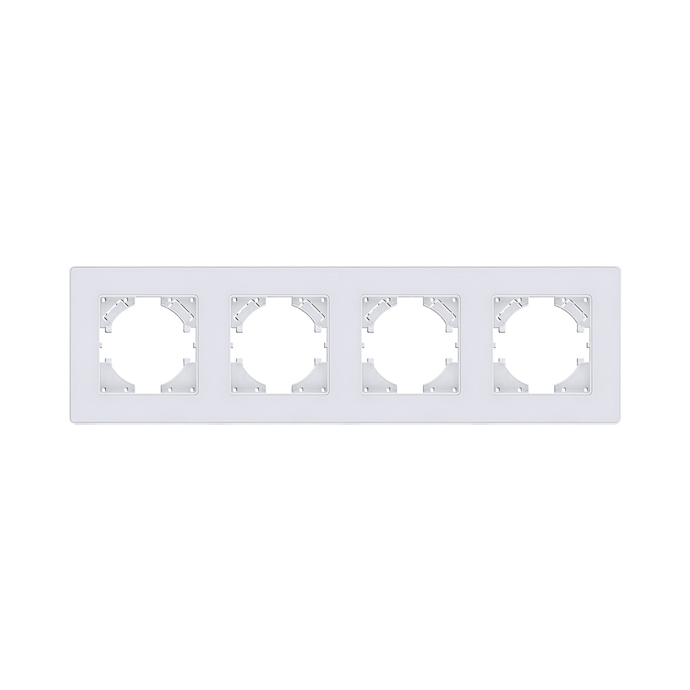 Рамка 4-постовая, белый Kollinger Eleganz Acryl EA4WH