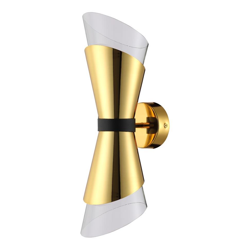 Бра Crystal Lux Gris AP2 Gold