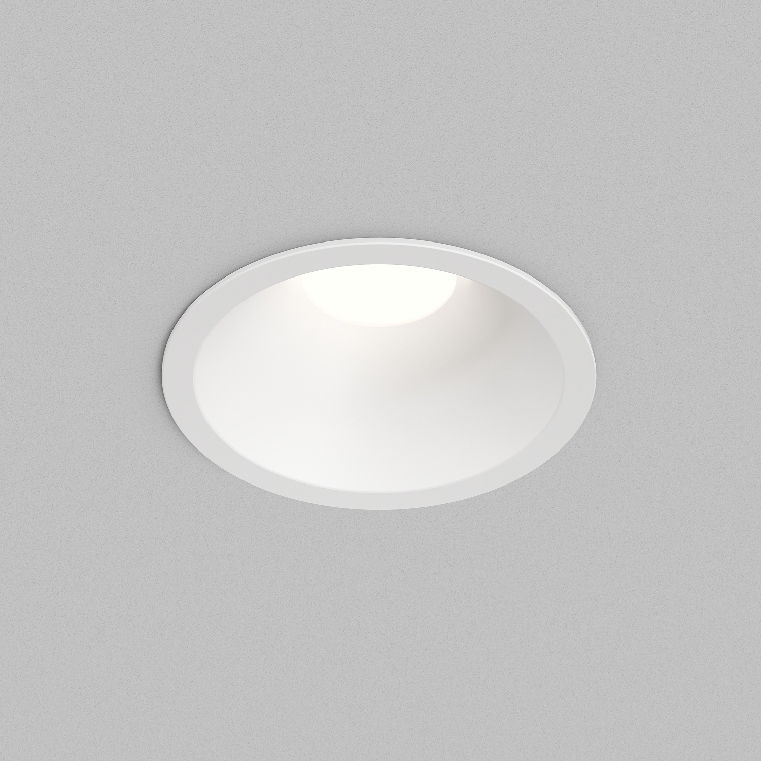 DK2431-WH Встраиваемый светильник SHINE GLOW 15Вт, 3000-4000К, IP20, белый матовый, алюминий
