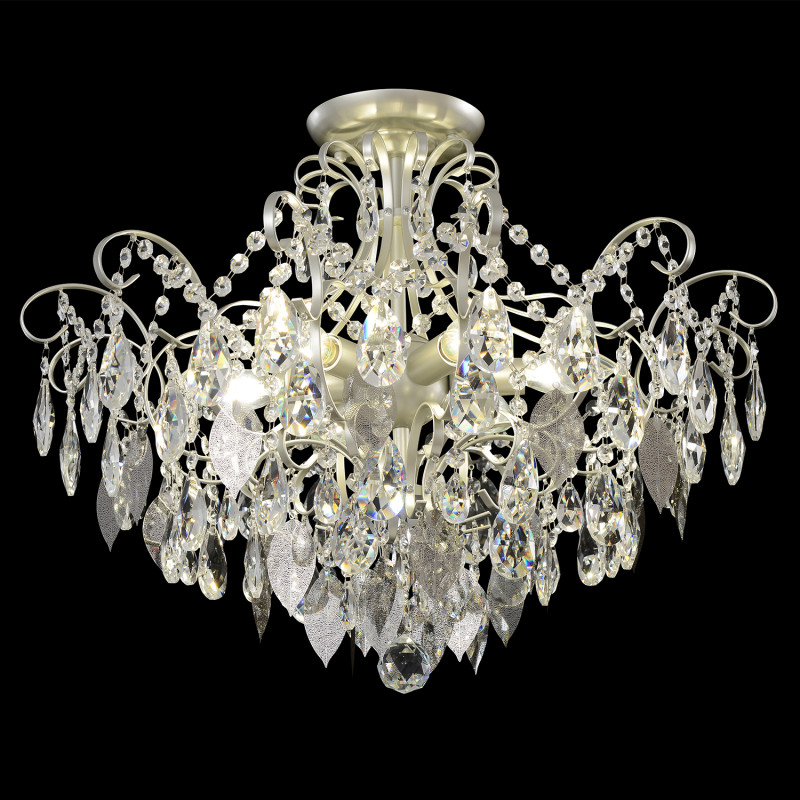 Накладная люстра Crystal Lux ESMIRALDA PL6 SILVER