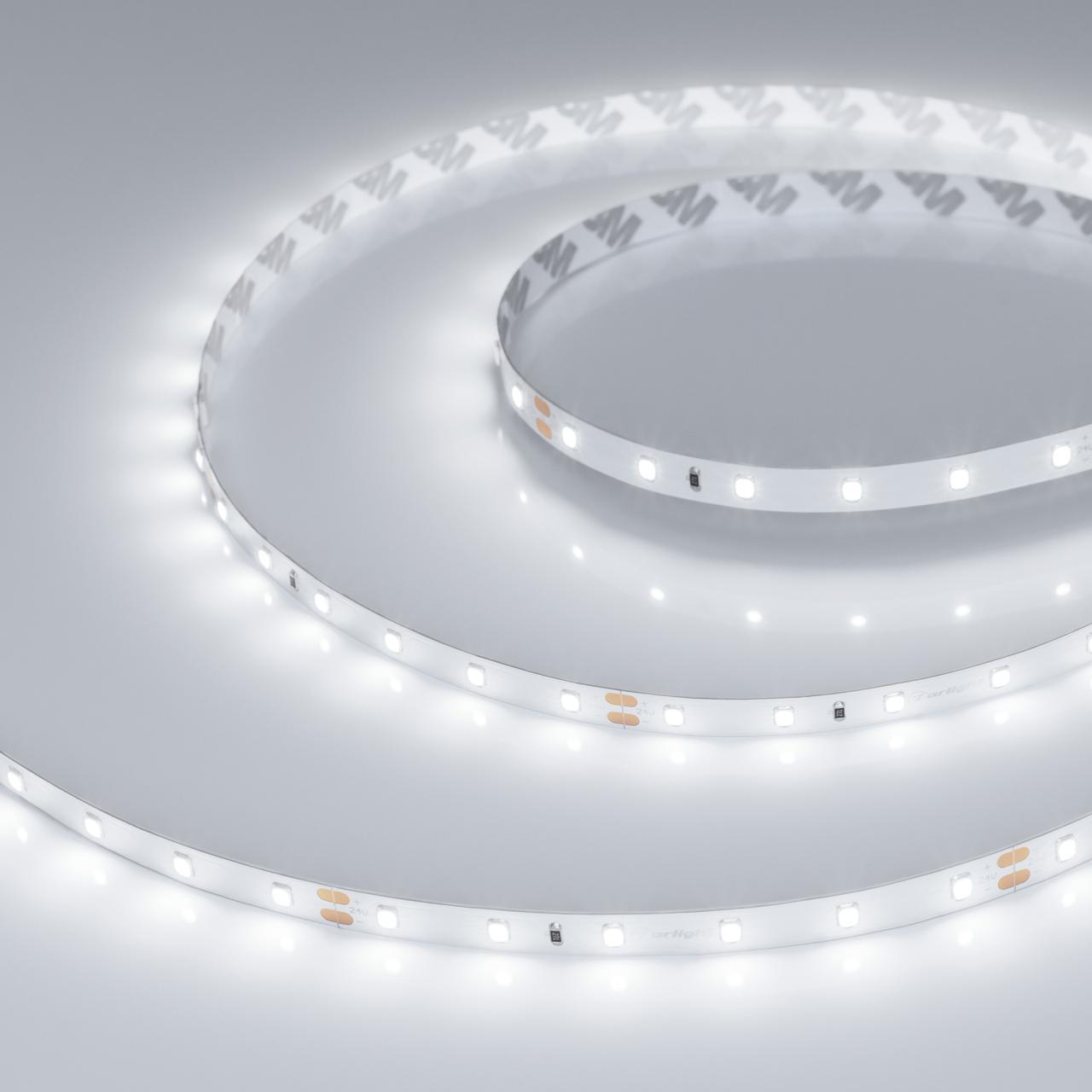 Светодиодная лента Arlight 4,8W/m 60LED/m 2835SMD холодный белый 50M 024581(2)
